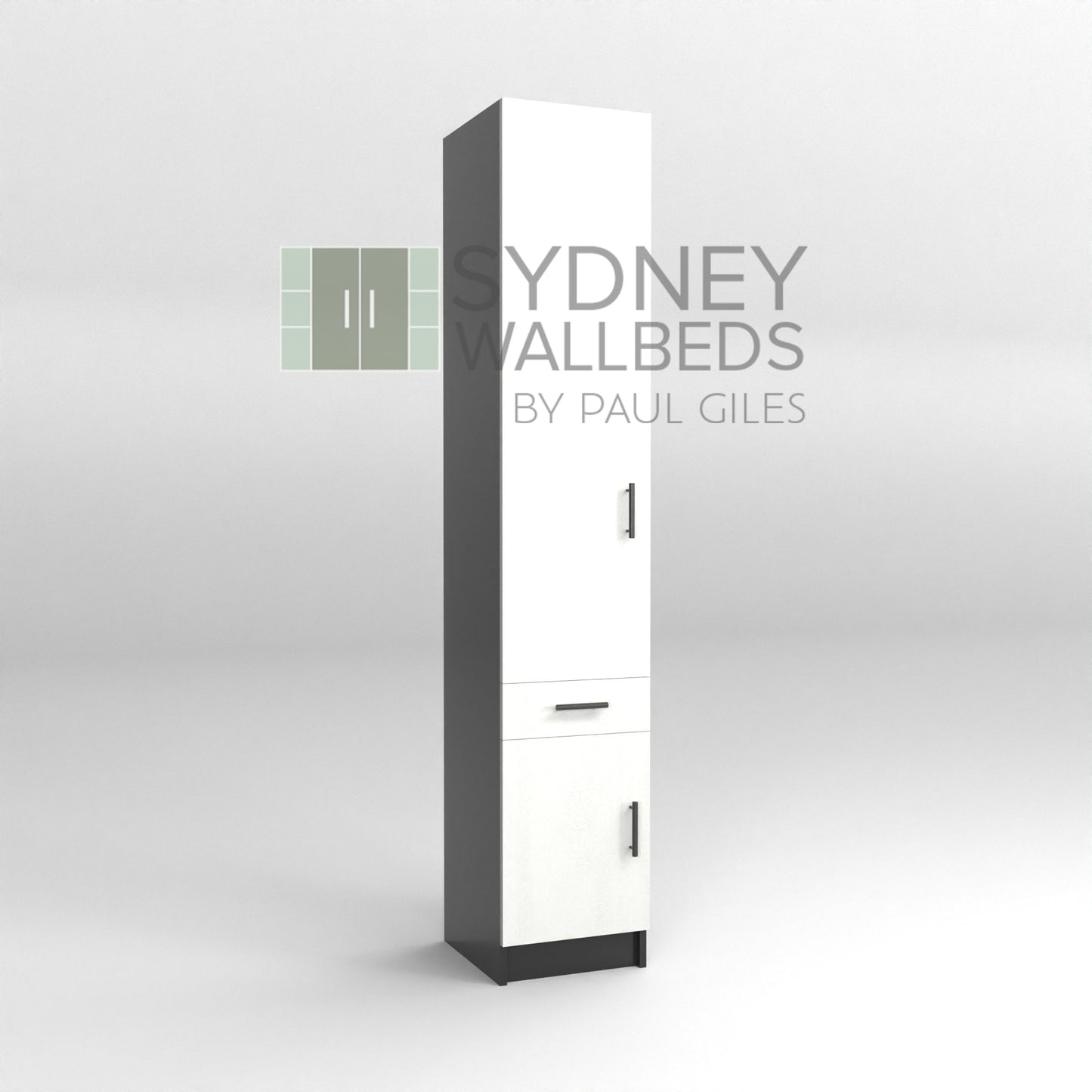 PULL-OUT HANGING CABINETS 470mm - Alpha WallBed - (Premium Colour Range)