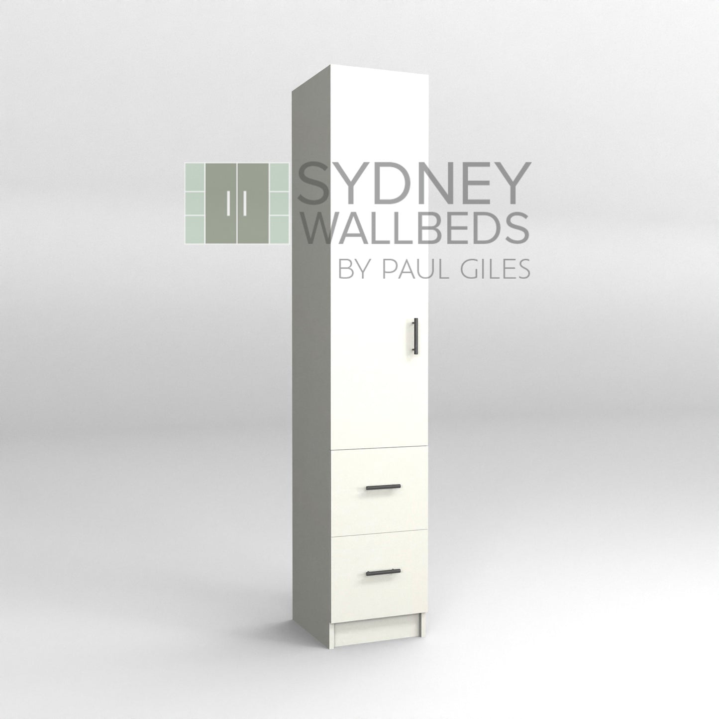 PULL-OUT HANGING CABINETS 500mm - Alpha WallBed - (Modern Colour Range)