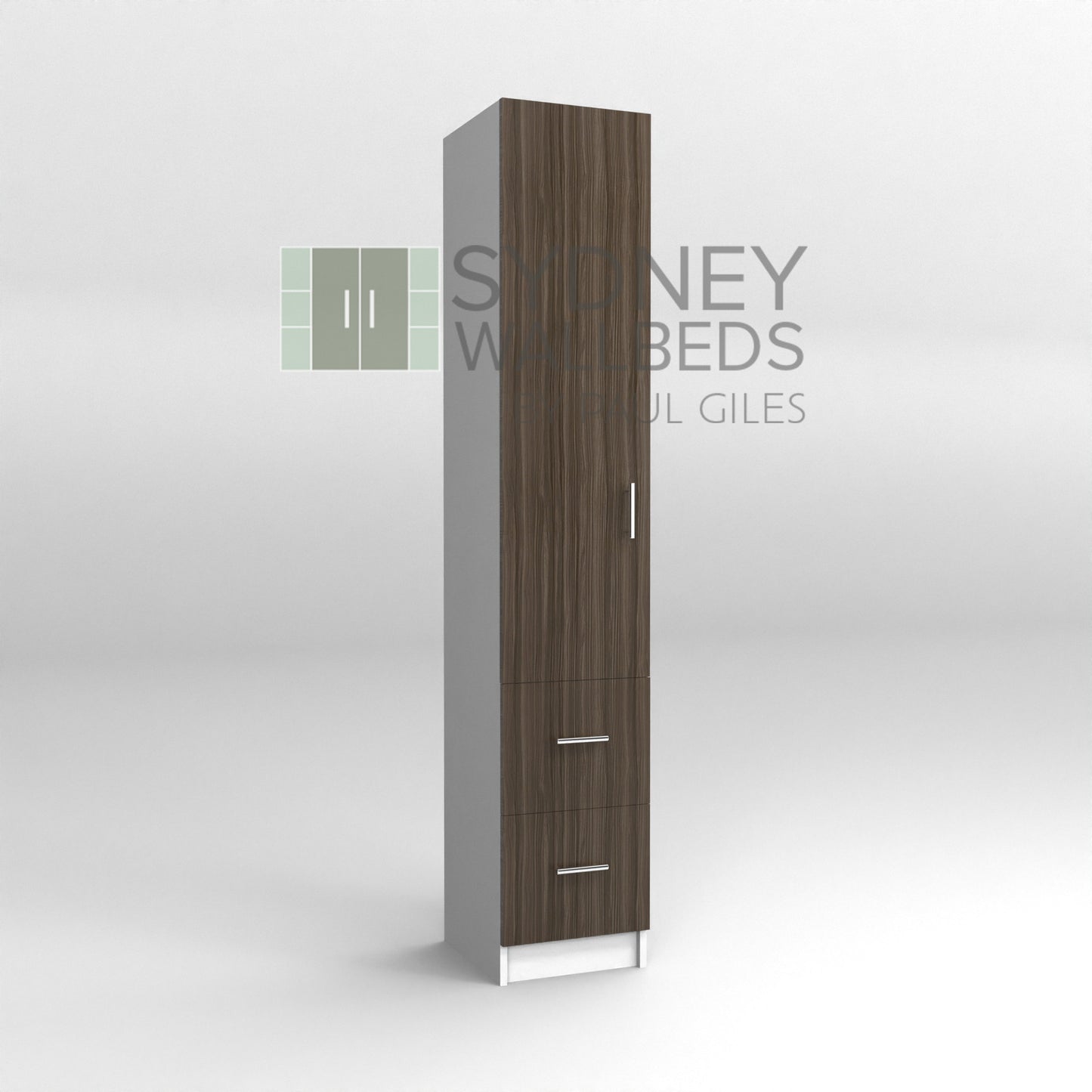 PULL-OUT HANGING CABINETS 500mm - Alpha WallBed - (Modern Colour Range)