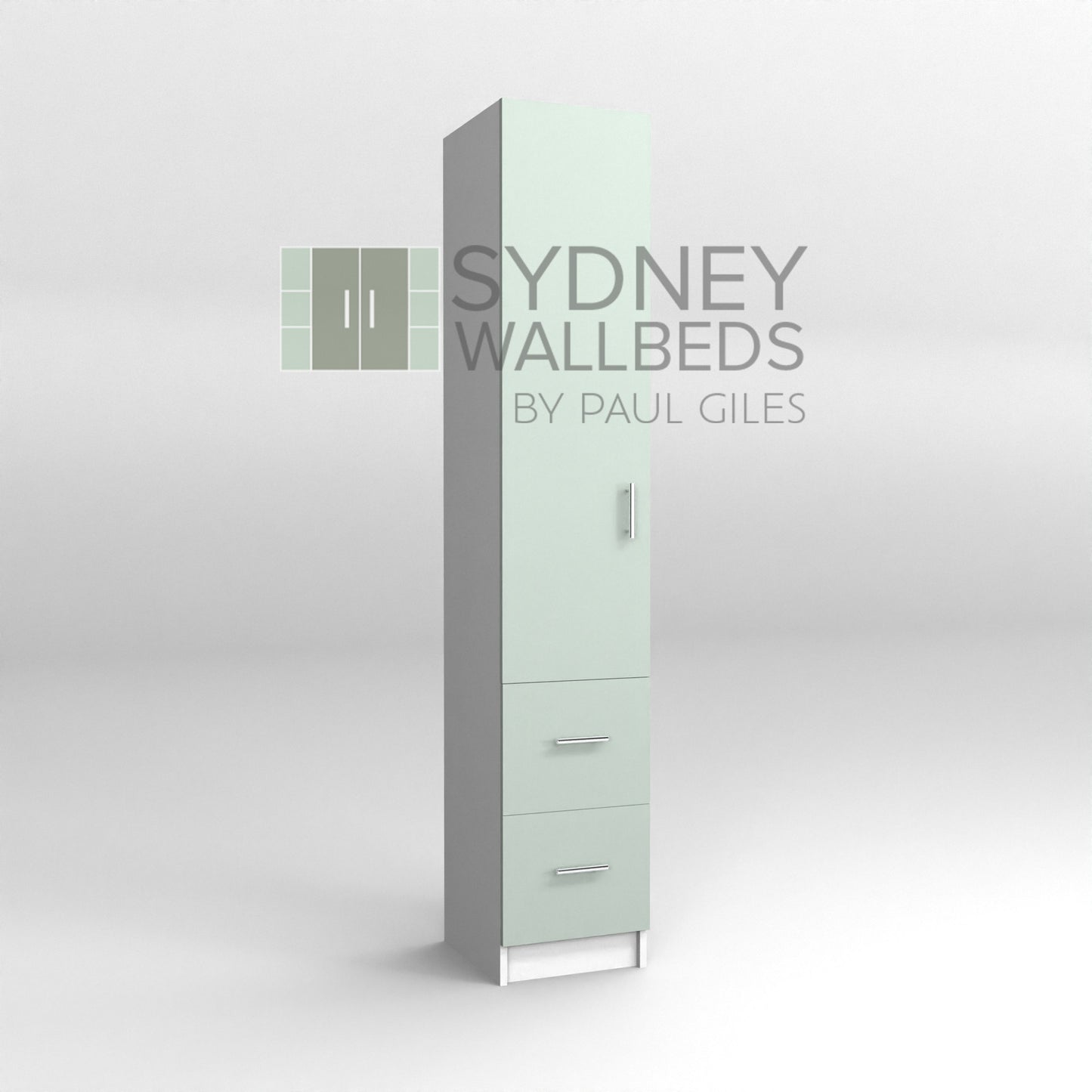 PULL-OUT HANGING CABINETS 500mm - Alpha WallBed - (Modern Colour Range)