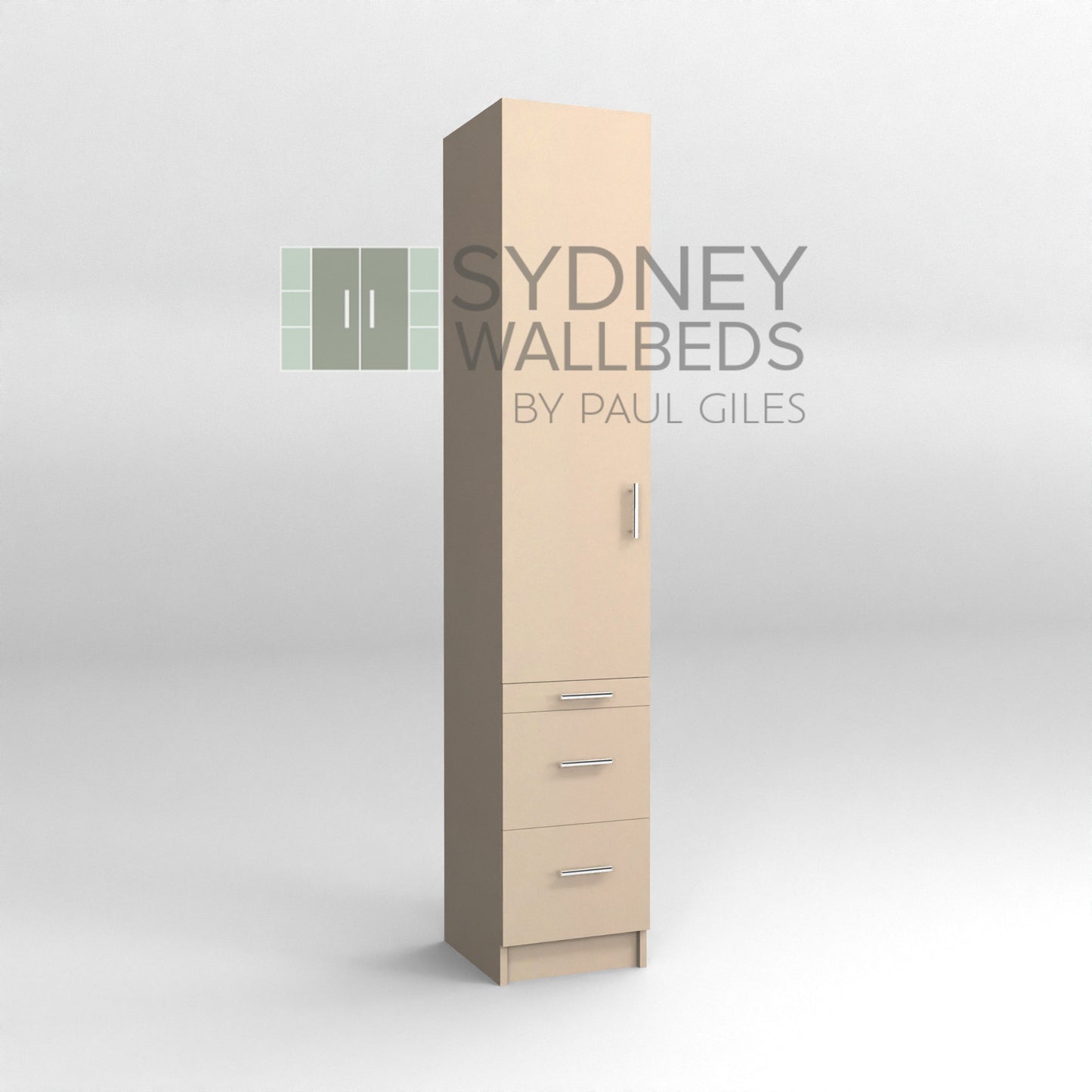 PULL-OUT HANGING CABINETS 500mm - Alpha WallBed - (Modern Colour Range)