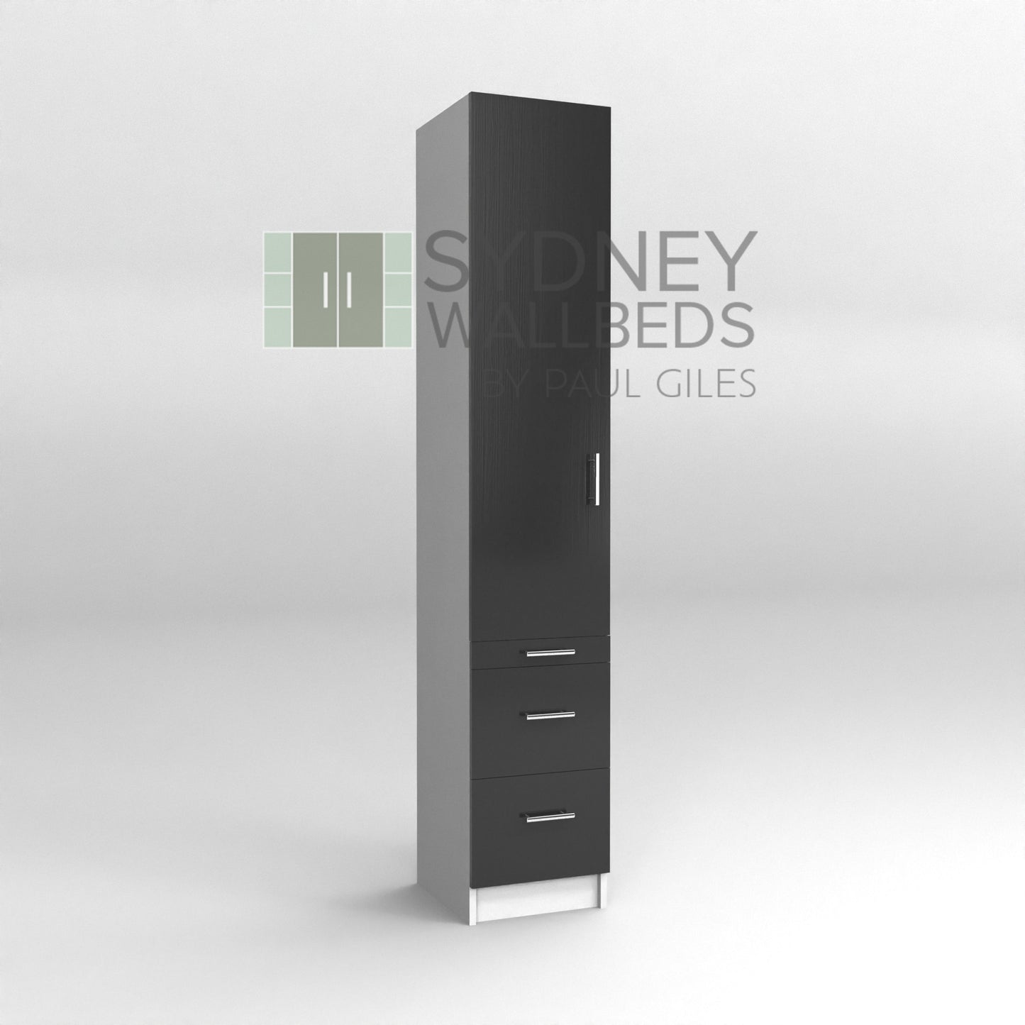PULL-OUT HANGING CABINETS 470mm - Alpha WallBed - (Premium Colour Range)