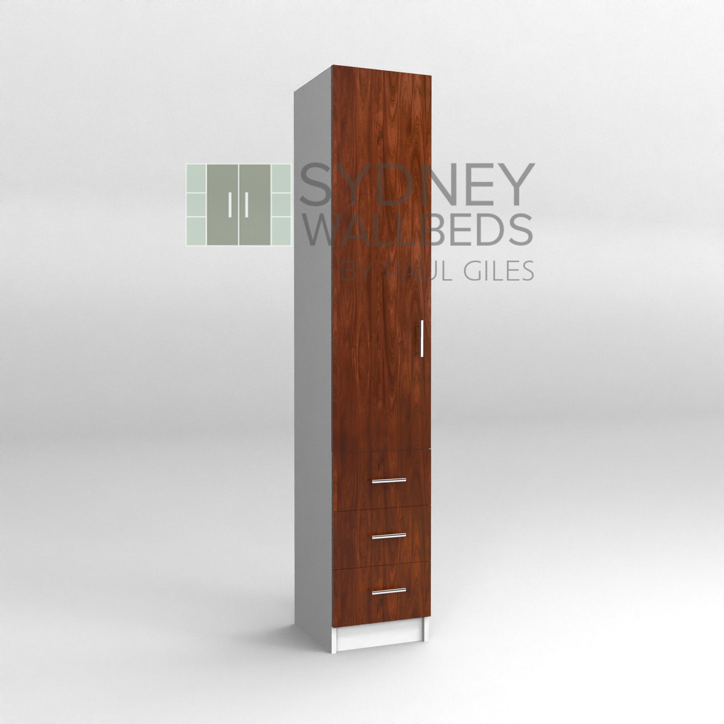 PULL-OUT HANGING CABINETS 500mm - Alpha WallBed - (Modern Colour Range)