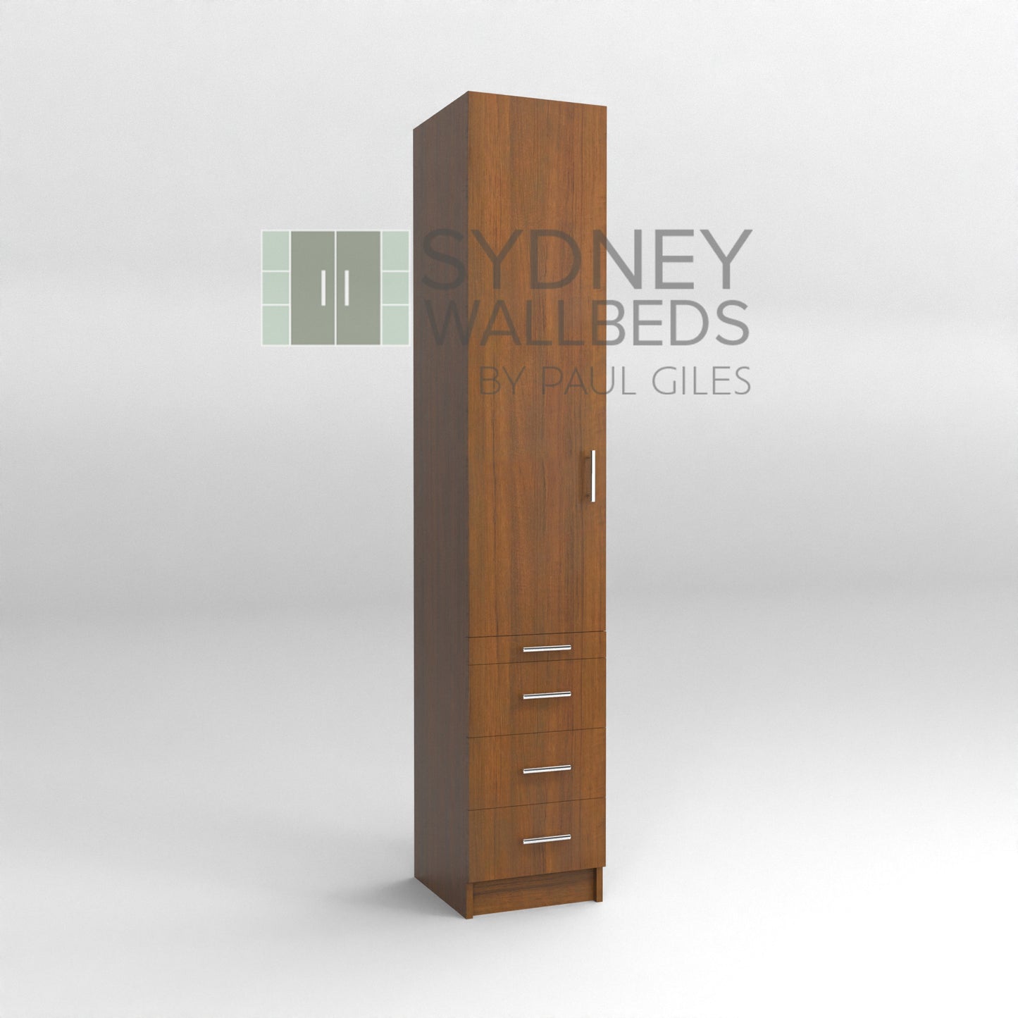 PULL-OUT HANGING CABINETS 500mm - Alpha WallBed - (Modern Colour Range)