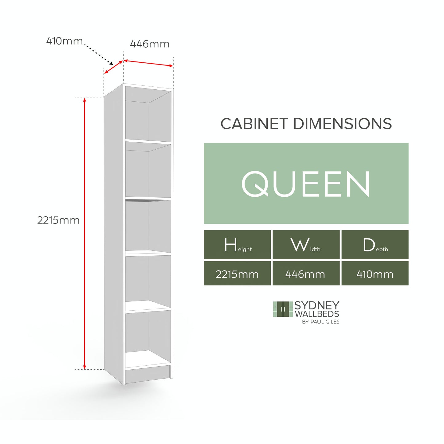 CABINETS - Alpha WallBed - (Premium Colour Range)