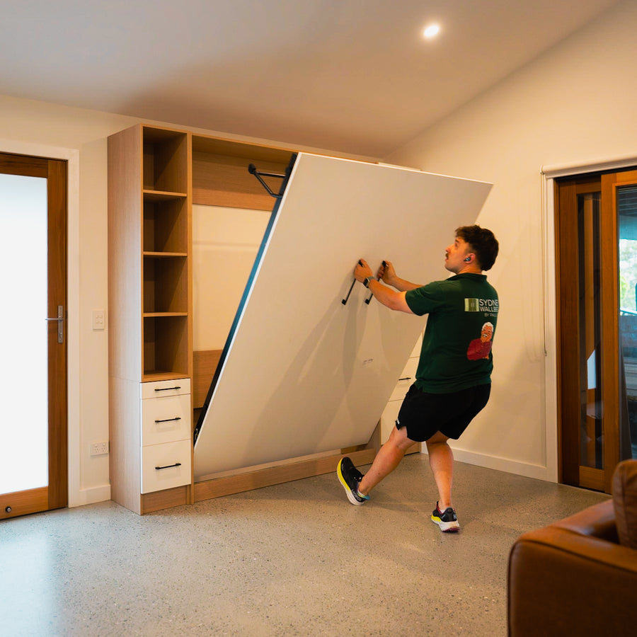 Sydney Wallbeds installer with a finished wallbed