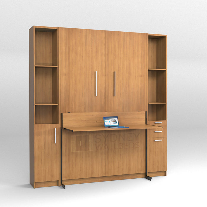 Alpha wallbed with desk