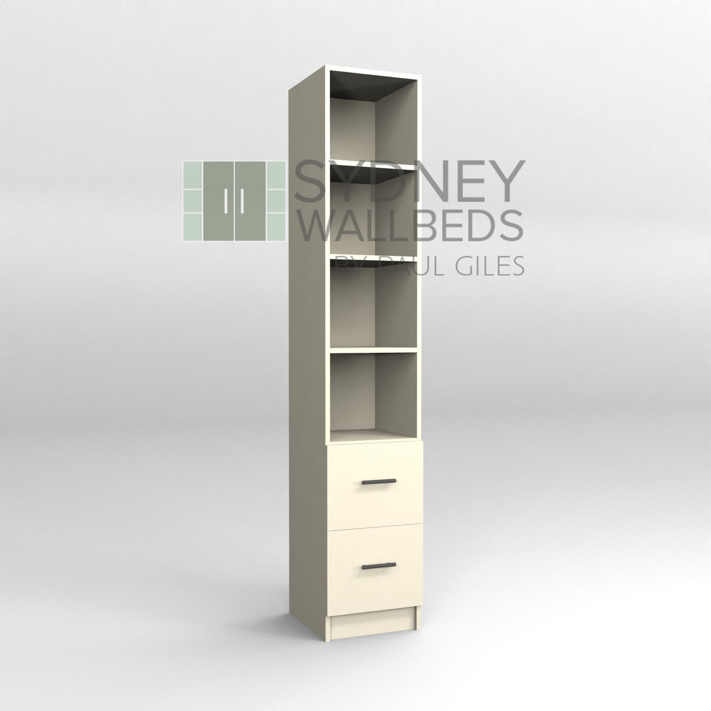 BOOKCASES - Alpha WallBed - (Modern Colour Range)