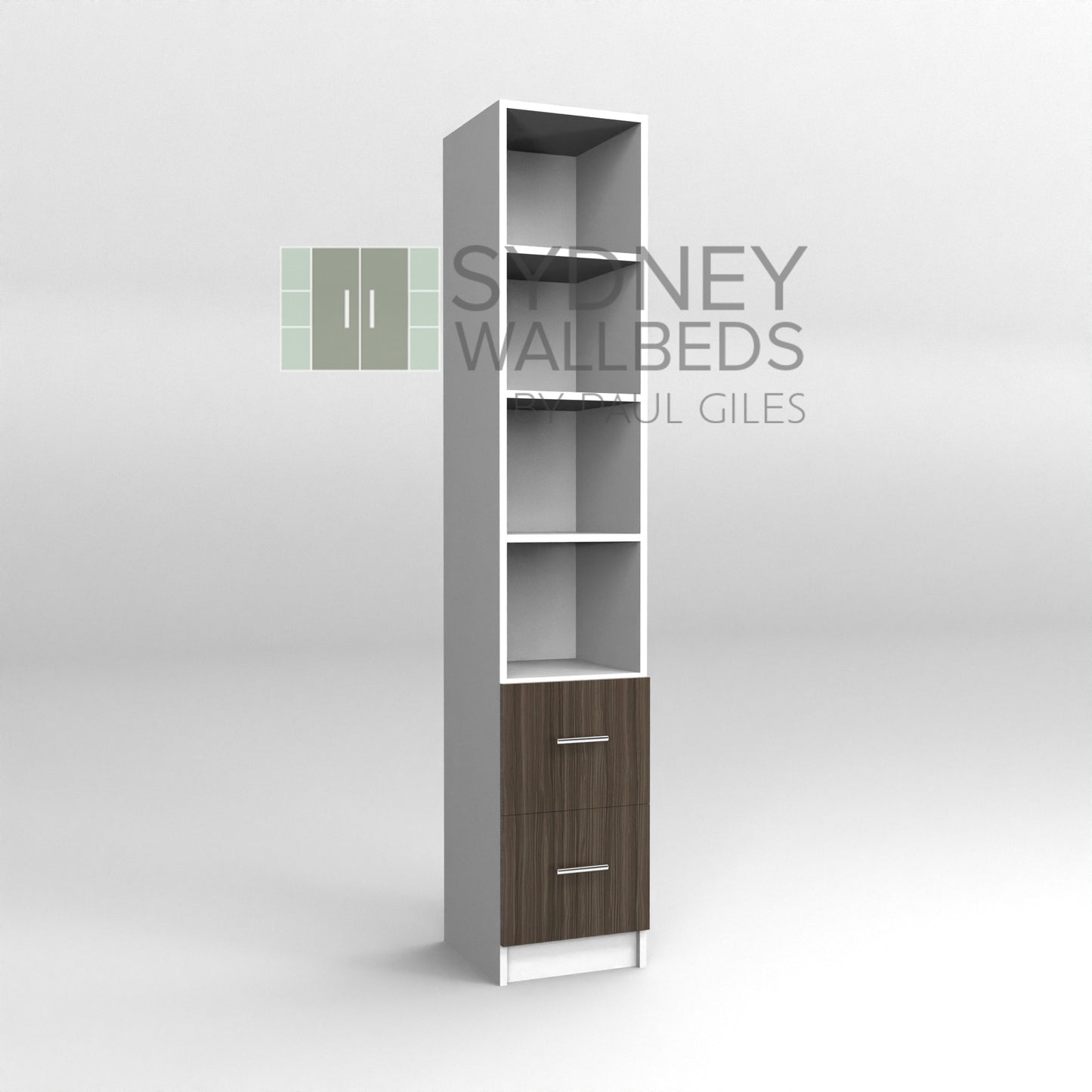 BOOKCASES - Alpha WallBed - (Modern Colour Range)