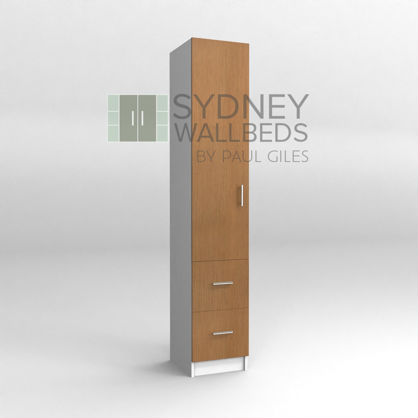 PULL-OUT HANGING CABINETS 470mm - Alpha WallBed - (Premium Colour Range)