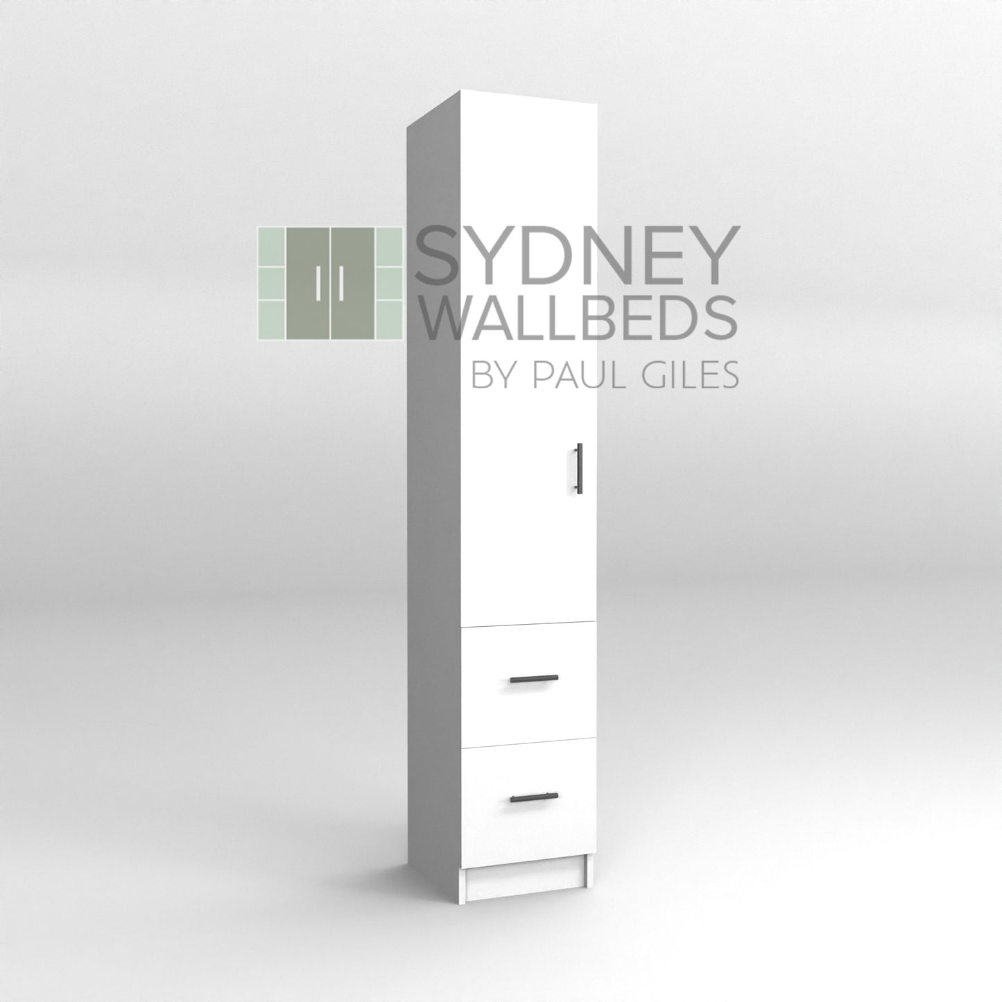 PULL-OUT HANGING CABINETS 470mm - Alpha WallBed - (Premium Colour Range)