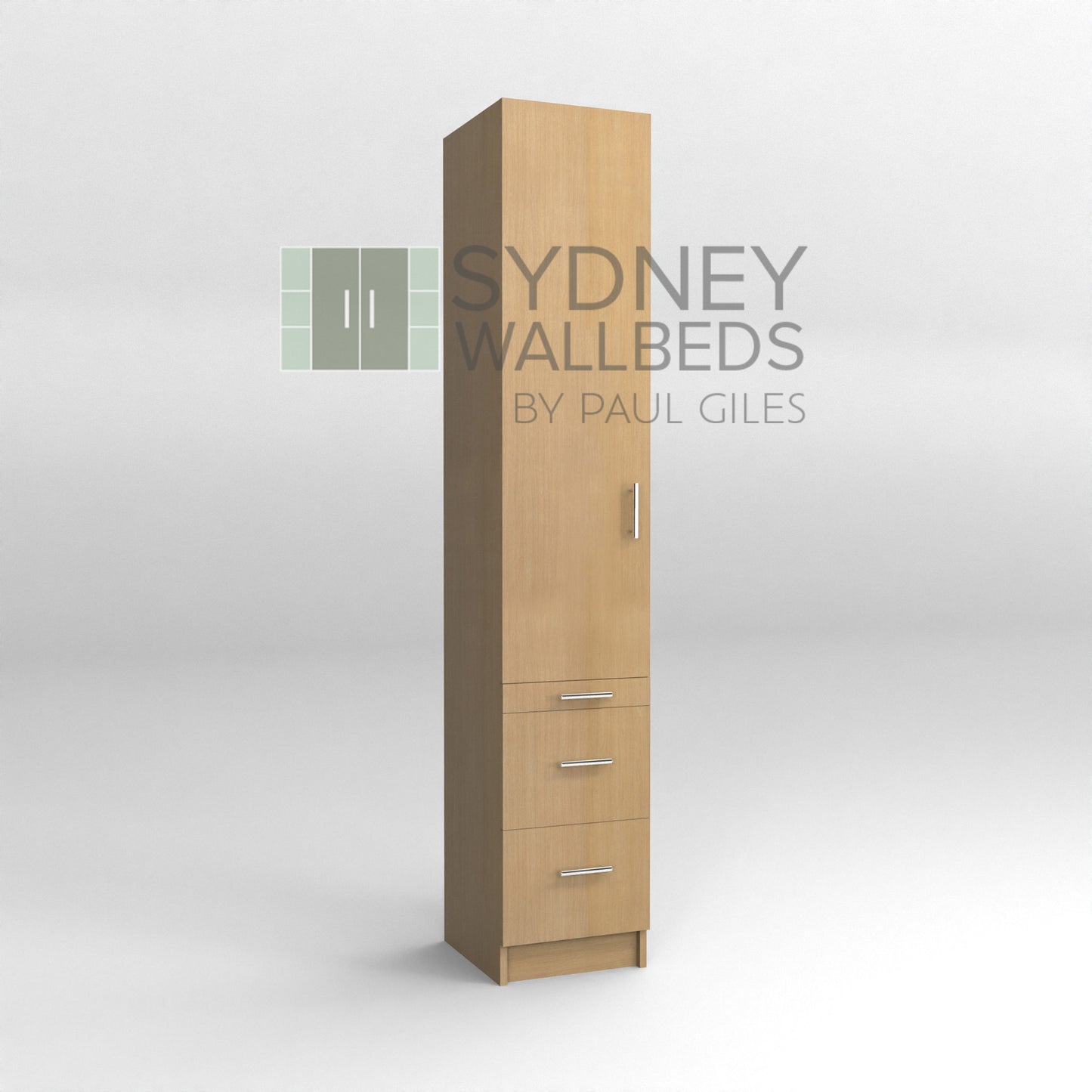 PULL-OUT HANGING CABINETS 470mm - Alpha WallBed - (Premium Colour Range)