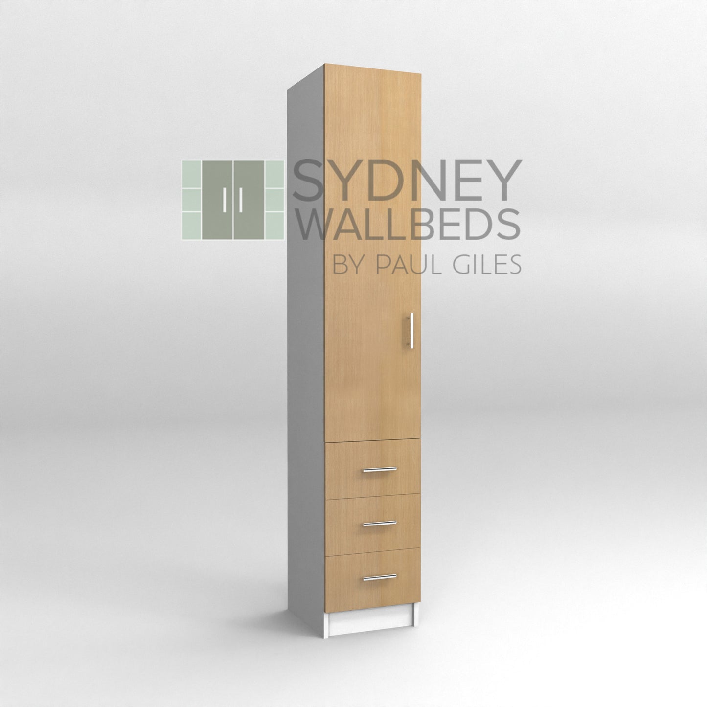 PULL-OUT HANGING CABINETS 500mm - Alpha WallBed - (Premium Colour Range)