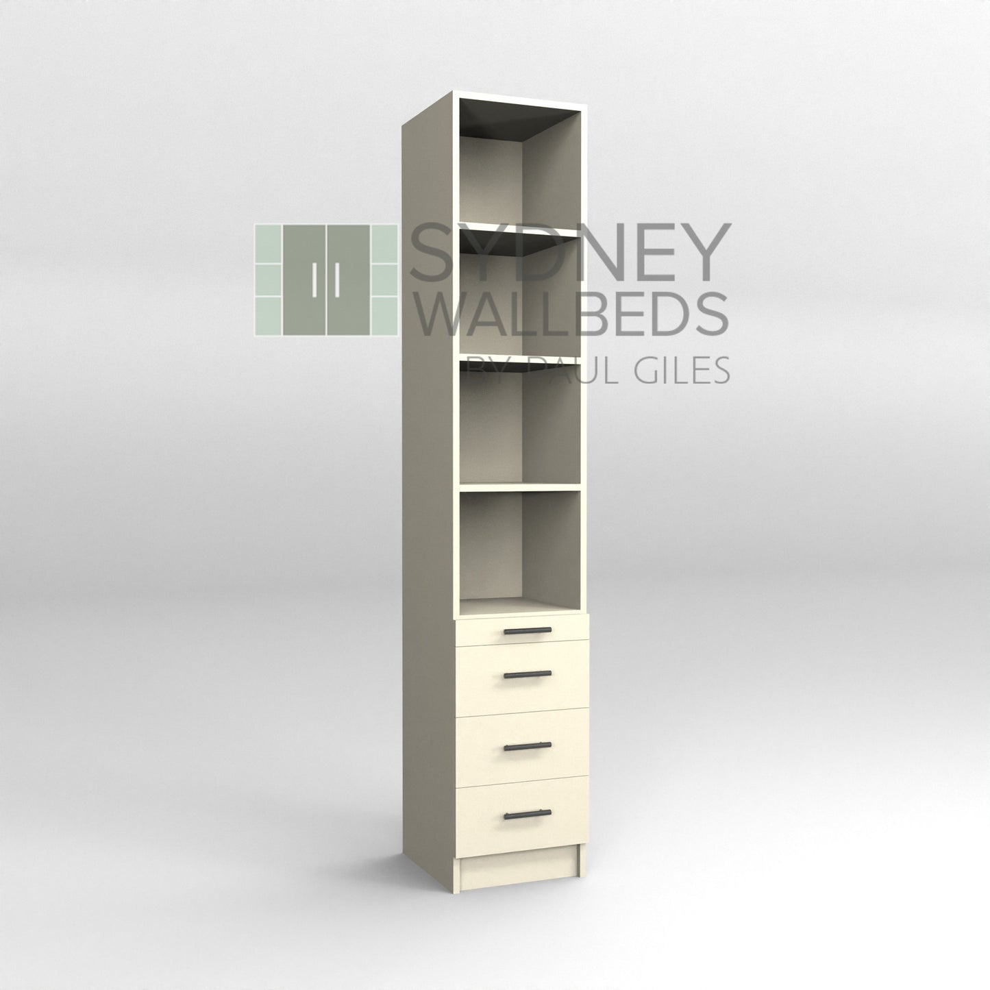 BOOKCASES - Alpha WallBed - (Modern Colour Range)