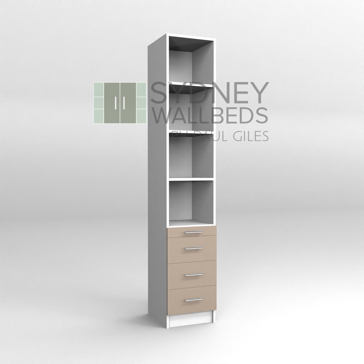 BOOKCASES - Alpha WallBed - (Modern Colour Range)