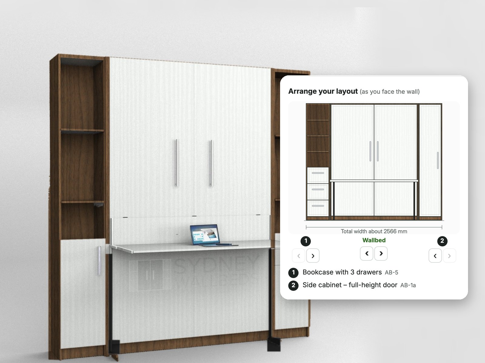 Design your wallbed online